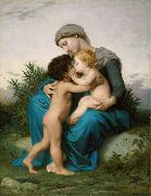 Adolphe William Bouguereau Fraternal Love (mk26) Norge oil painting reproduction